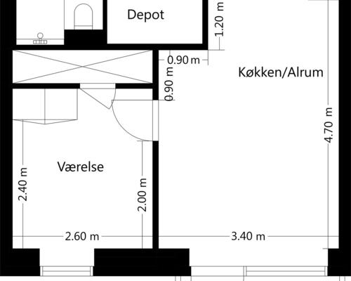 2 værelses lejlighed i Ballerup