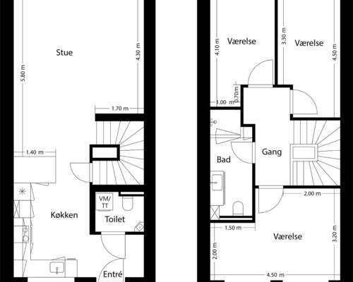 4 værelses hus i Vejle
