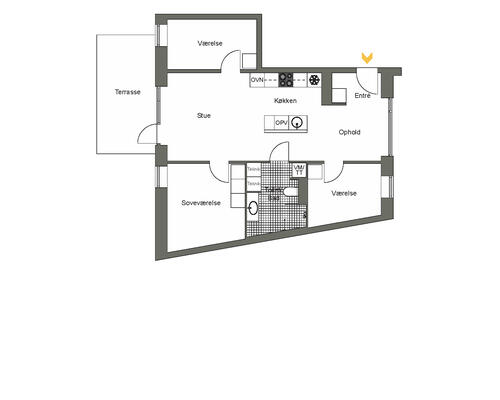 4 værelses lejlighed i Aalborg SV