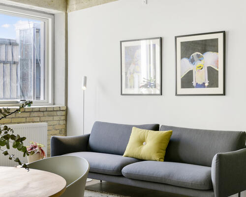 Fantastisk 2-værelses lejlighed på Strandvejen i New Yorker-stil