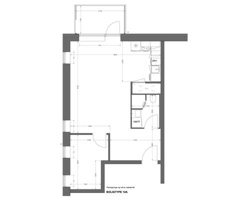 2 værelses lejlighed i Tilst