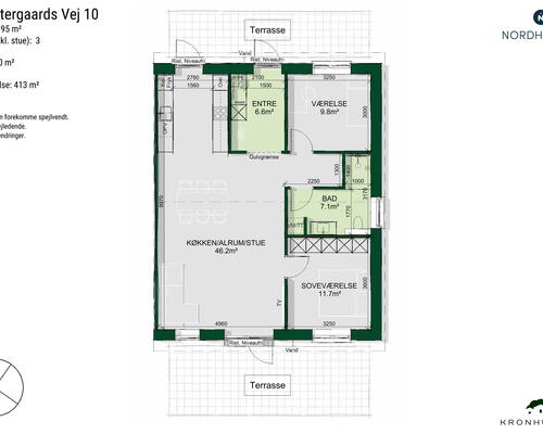 3 værelses hus i Kalundborg