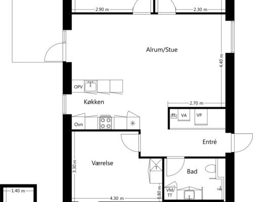 4 værelses hus i Sorø