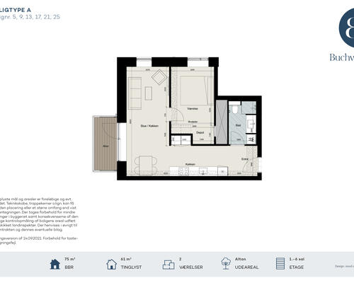 2 værelses lejlighed i Horsens