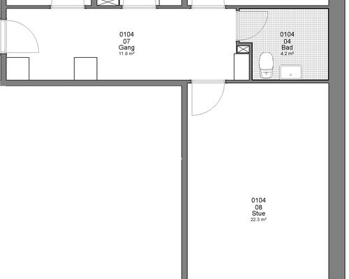 3 værelses lejlighed i Haderslev