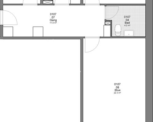 3 værelses lejlighed i Haderslev