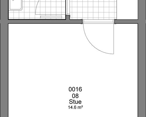 1 værelses lejlighed i Haderslev