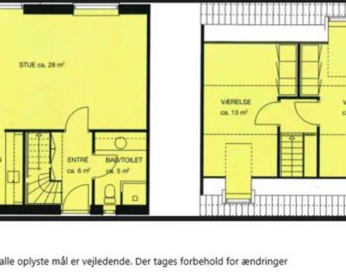 Dejlig 3 vær. lejlighed i 2 plan og med have/terrassei idylliske Skyllebakke Havn