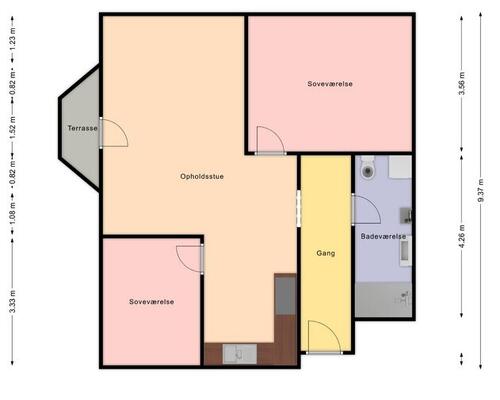 3 værelses lejlighed i Skive