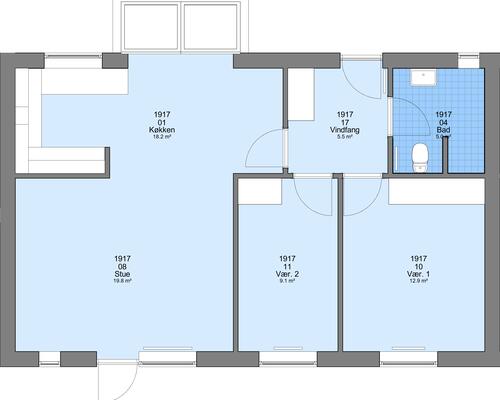 3 værelses hus i Frederikshavn