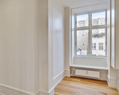Herskabelig Østerbro lejlighed med søudsigt.