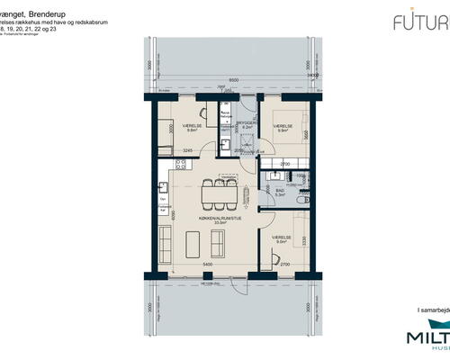 4 værelses hus i Brenderup Fyn