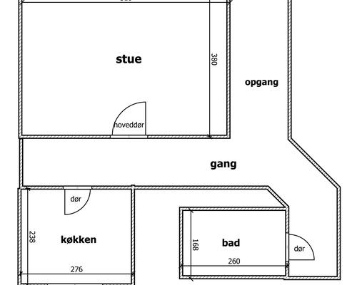 Dejlig  1-Værelses Lejlighed Centralt I Hjørring