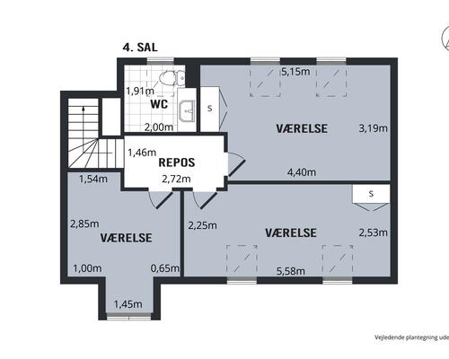 4 værelses lejlighed i Odense C