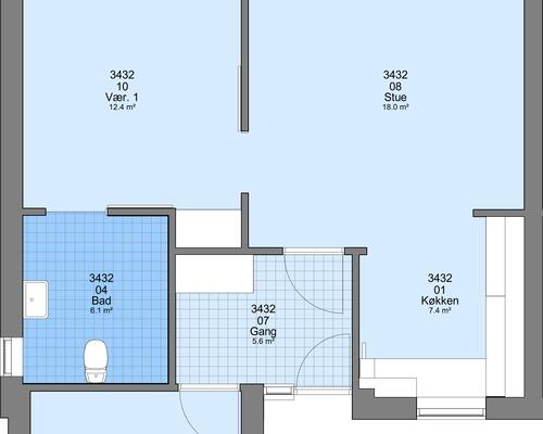 3 værelses hus i Frederikshavn