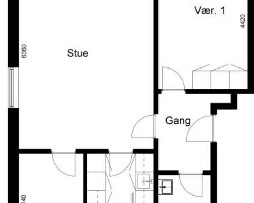 3 værelses lejlighed i Skive