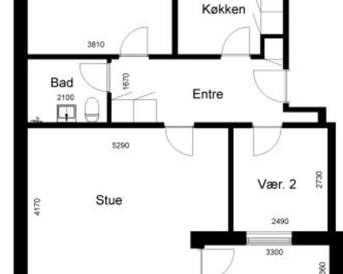 3 værelses lejlighed i Skive