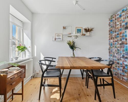Hyggelig lejlighed med charmerende udsigt