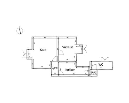 2-Værelses Lejlighed I Frederikshavn
