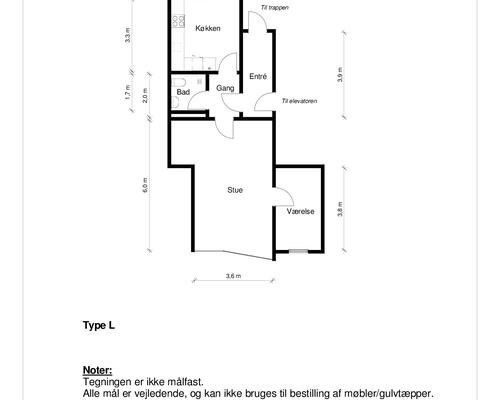 2 værelses lejlighed i Aalborg SØ