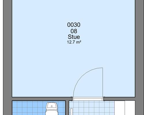 1 værelses hus i Skive