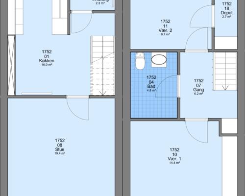 3 værelses hus i Frederikshavn