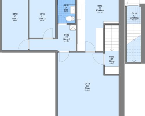 3 værelses lejlighed i Frederikshavn