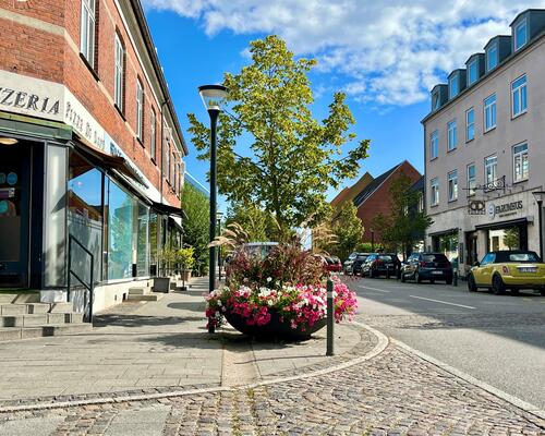 Stor klassisk palævilla midt i Vedbæk