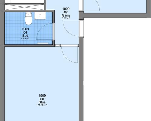 2 værelses lejlighed i Frederikshavn