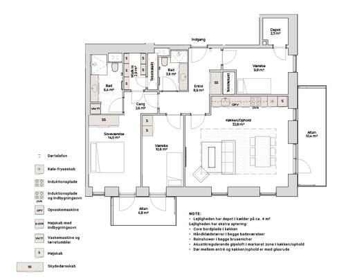 4 værelses lejlighed i Nørresundby