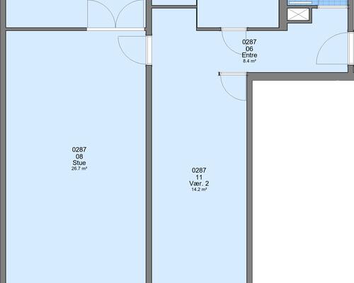 3 værelses lejlighed i Viborg