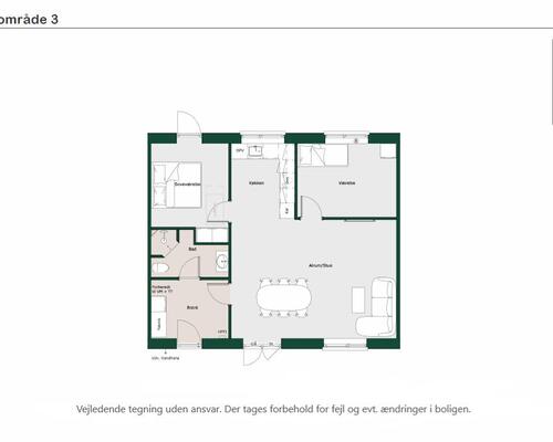 3 værelses hus i Skævinge