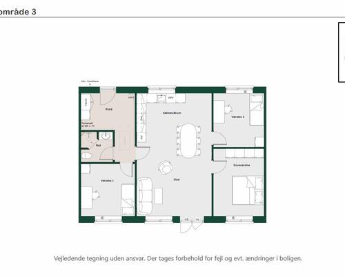 4 værelses hus i Skævinge