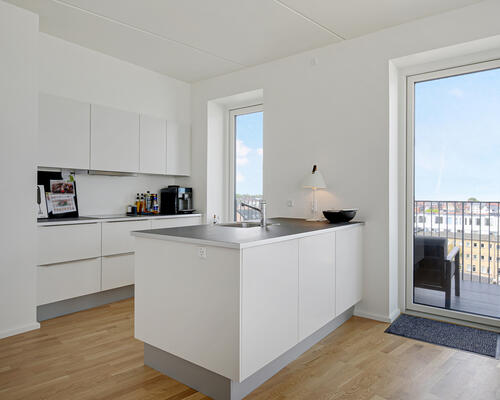 Stor, unik 4-værelses penthouse lejlighed med fantastisk udsigt i AstaHus