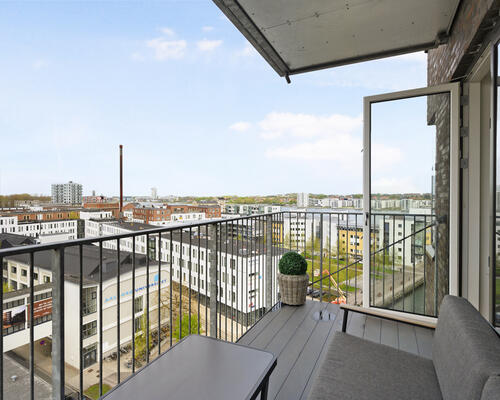 Stor, unik 4-værelses penthouse lejlighed med fantastisk udsigt i AstaHus