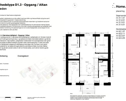 4 værelses lejlighed i Hedehusene