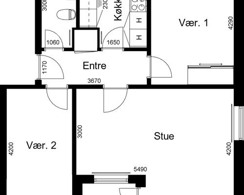 3 værelses lejlighed i Nordborg