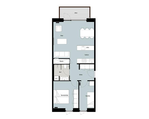 3 værelses lejlighed i HeerupHave