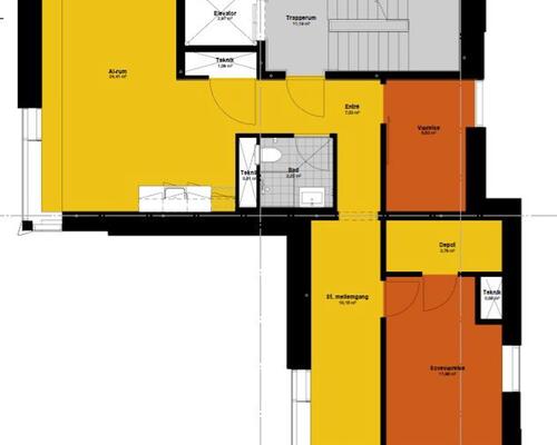 2 værelses lejlighed i Odense C