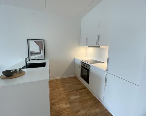 Lys 2. værelses på øverste etage