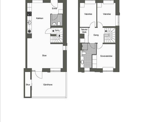 4 værelses hus i København SV