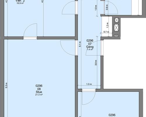 3 værelses lejlighed i Randers NØ