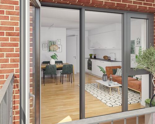 4 værelses lejlighed på Elementfabrikken i Brøndby udlejes