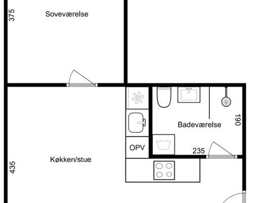 KUN 2 MÅNEDERS DEPOSITUM! Velindrettet og NYISTANDSAT 2-værelses, tæt på centrum