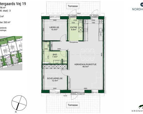 3 værelses hus i Kalundborg