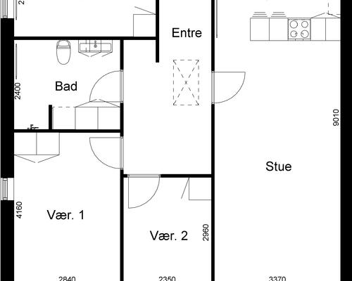 4 værelses hus i Ulstrup
