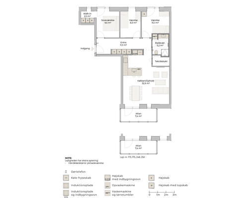 4 værelses lejlighed i Risskov