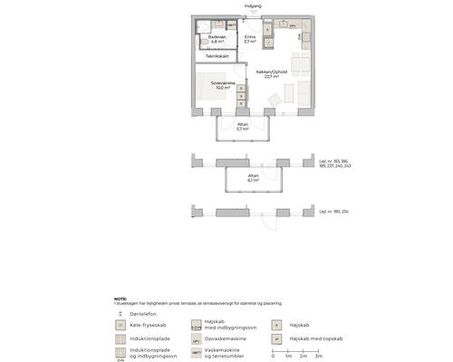 2 værelses lejlighed i Risskov