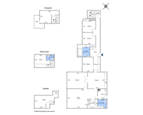 6 værelses hus i Charlottenlund