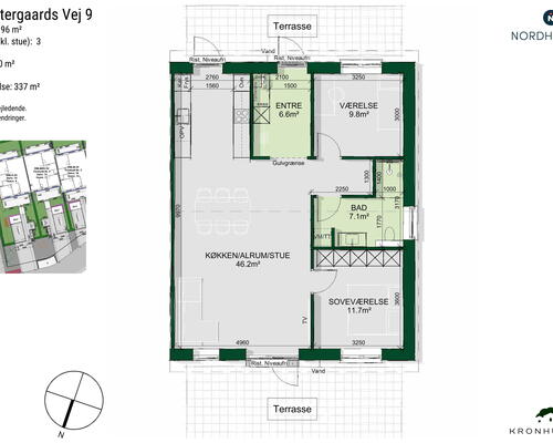 3 værelses hus i Kalundborg